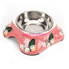 최신 디자인의 다채로운 스테인레스 스틸 애완 동물 사료 그릇