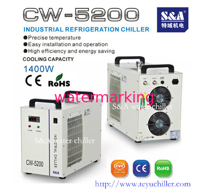 CW-5200 CNC/Laser 조각 기계를 위한 산업 물 냉각장치
