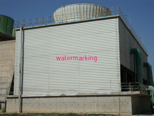 콘크리트 열려있는 공업 냉각탑, 카운터 교류 냉각탑