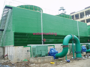 회람 급수 시스템을 위한 50 ppm 강철 역류 냉각탑