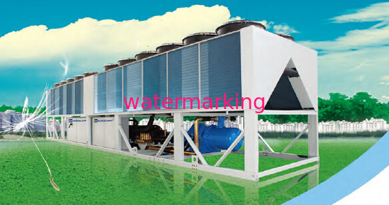 집중 통제 299.5kw 공기는 HVAC 체계를 위한 나사 냉각장치를 냉각했습니다