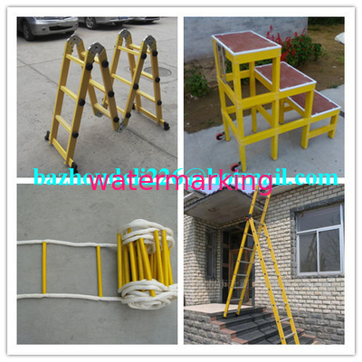ladder& 똑바른 사다리, FRP 정연한 관 모양은 사다리를 격리했습니다